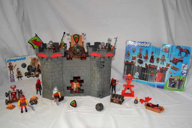 Televisie kijken hoed embargo d14294 Playmobil draagbaar ridderkasteel