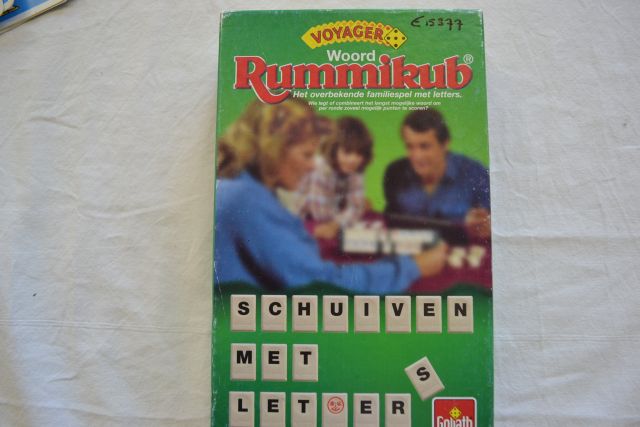 Schandelijk Wordt erger kom tot rust e15377 Schuiven met letters, rummikub