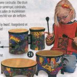 G18022 Drum set, kleine trom en dubbele trom 