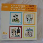 L21203 Jip en Janneke, 4-in-1 puzzel