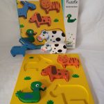 L21258 Houten puzzel 5 dieren