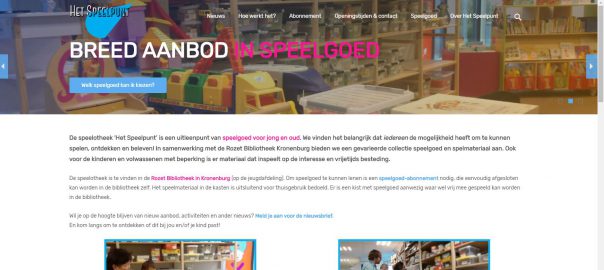 nieuwe website speelpunt