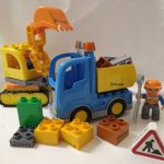 D14440 Duplo graafmachine met vrachtwagen